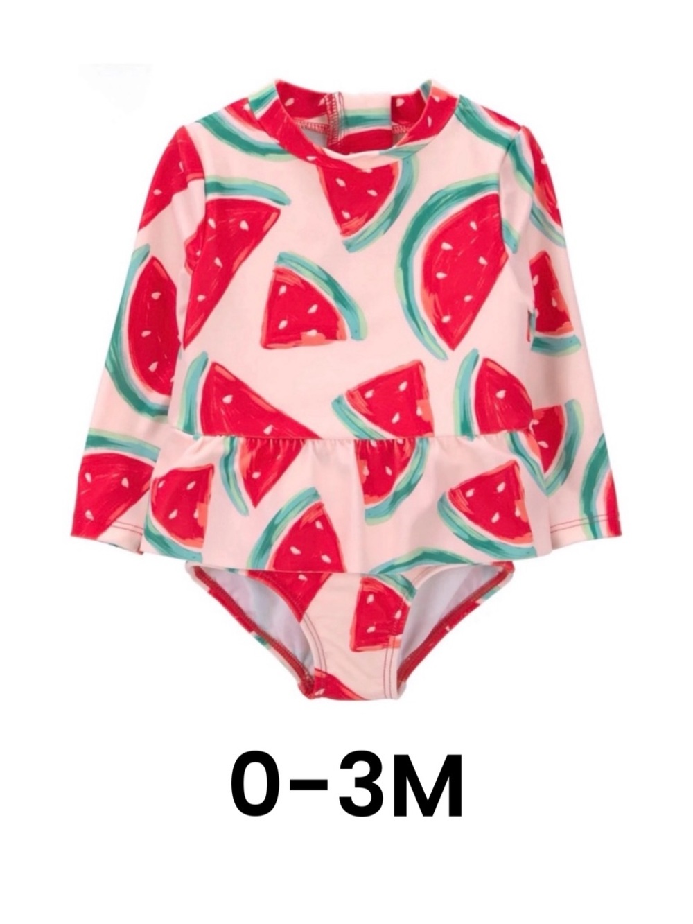 Carter's Child of Mine Baby Girl Rash Guard Swimsuit
